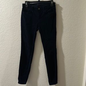 J brand skinny leg blue corduroy size 28